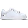 VIOLABLU' Sneaker donna bianca/argento in pelle
