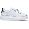 VIOLABLU' Sneaker donna bianca/argento in pelle