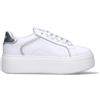 JANET&JANET Sneaker donna bianca in pelle