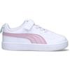PUMA RICKIE AC + INF Sneaker bimba bianca/rosa
