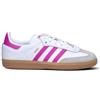 ADIDAS - SAMBA OG C Sneaker bimba bianca/fucsia in suede