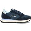SUN68 Sneaker donna blu in suede