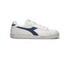 DIADORA GAME L LOW WAXED Sneaker uomo bianca/blu in pelle
