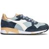 DIADORA HERITAGE Sneaker uomo blu in suede