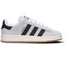 ADIDAS - CAMPUS Sneaker uomo bianca/nera in suede