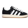 ADIDAS - CAMPUS Sneaker uomo nera/bianca in suede