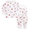 YANWANG 100% Cotone Pigiama Set a Maniche Lunghe per Bambini e Ragazzi Ragazze
