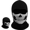 AYNKH Maschera Balaclava Teschio Ghost Maschera di Call of Duty Maschera Nera Viso Intero Passamontagna Bici Skateboard Sci Cosplay Costume Taglia Unica