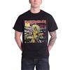 Iron Maiden T Shirt Killers Album eddie band logo Uomo nero nuovo Ufficiale