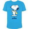 Peanuts Die Peanuts, maglietta con Snoopy supereroe, con scritta in lingua inglese "I am a superhero"