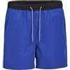 JACK & JONES Pantaloncini Da Mare Regular Fit | Regular Fit, Semplice, Sopra il ginocchio, Swimming, Temperatura massima di 40°C ciclo molto delicato