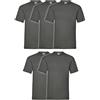 Fruit of the Loom - Original Tee, 5 Pack, T-Shirt Uomo