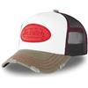 Von Dutch Cappello Uomo e Donna, Trucker Summer, Bianco Man | Unisex, Adulto 55,5-60cm, Chiusura Snapback, Rete rigida, Visiera curva, Streetwear