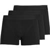 Jack & Jones S JACJAMES Trunks 3 Pack Noos Boxer a Pantaloncino, Nero, S Uomo