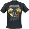 Metallica Sad But True Uomo T-Shirt Nero 100% Cotone Regular