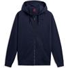 Kappa - Felpa con Cappuccio e Zip, Uomo, Cotone, Lifestyle, Modello: Caspian French Terry