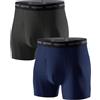 LAPASA Pacco da 2 Boxer Asciugatura Rapida a Vita Alta Uomo M16 - Mutande Sportive Elasticizzate Abbigliamento Intimo Leggeri Traspiranti in Rete Viaggio