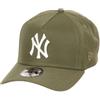 New Era 9Forty MLB Fan cap Baseball in Menta con Visiera Nera Posteriore Regolabile Taglia Unica