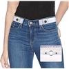 SUOSDEY Cintura elastica da donna, cintura invisibile per jeans, pantaloni, cintura elastica regolabile, per uomo e donna