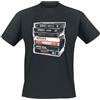 Metallica Cassette Uomo T-Shirt Nero 100% Cotone Regular