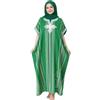 Neocalin Gandoura Caftano Donna in Cotone di Qualità - Stile Marrakech Bohemien, Kaftan, Marocchino, Taglia Standard