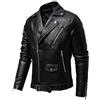TONY BACKER - Giacca Pelle Uomo Biker in Ecopelle con Cintura 5206 | Chiodo Pelle Uomo