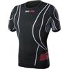 BIOTEX T-Shirt Hightech per Ciclismo e Running, Intimo Tecnico Sportivo, Maglia Termica con 4 Zone di Compressione, Nero