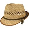 Hut Breiter Breiter Cappello di Paglia per Bambini Cappello Estivo da Sole 100% Paglia per Ragazzi e Ragazze particolarmente Leggero e Comodo con Cordino