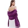RIIQIICHY, Sciarpa da donna calda e invernale, per matrimoni, adatta come pashmina, scialle, mantella e coperta