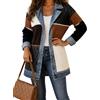 Gienslru Cardigan Donna con Inserti in Jeans Giacca in Maglia Patchwork con Bottoni | Maglione Aperto Manica Lunga Elegante Casual Mezza Stagione Coprispalle a Coste per Autunno Primavera Look Urbano Trendy 2026