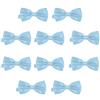 DonDon Set da 10 papillon da uomo 12 x 6 cm già legato e infinitamente regolabile