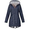 Generico Giacca Softshell Donna Traspirante Sportivo Termico Antivento | Raincoat Di Alta Qualità Resistente Elegante Trekking Giacca Invernale Donna Comodo Con Cappuccio Casual