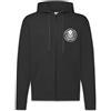Urban Backwoods Circle Logo Cthulhu Felpa da Uomo con Cappuccio Zip Hoodie Zipper