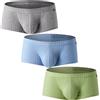ZC8bdbd Boxer corti in viscosa per uomo a vita bassa U con tasca rialzata