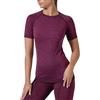 Risalti Maglia Manica Corta Termica Unisex Lana Merino - Maglia Termica e Traspirante, Abbigliamento Uomo e Donna Termico - Maglia Senza Cuciture - Made in Italy
