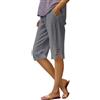 LLELEMAMO Short Bermuda Donna Estivo Lino Leggero Vita Alta | Jeans Elasticizzati A Gamba Dritta Stile Y2K Pantaloni in Denim Casual, Versatili E Di Tendenza