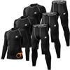 MEETYOO Intimo Termico Uomo Completo Termico Set Termico Uomo Invernale Asciugatura Rapida per Sci Palestra Ciclismo Calcio Corsa Running