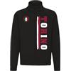 Generico Felpa Torino Full Zip Giacchino Vari Colori Sport Calcio Tifosi Ultras Grande
