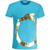 Trussardi T-Shirt Uomo Manica Corta Girocollo con Logo Stampato Puro Cotone Articolo TRU2MTS01