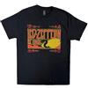 Rock Off officially licensed products Led Zeppelin T Shirt Zeppelin And Smoke Band Logo Nuovo Ufficiale Uomo Nero Size XL