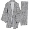 thefancypumpkin Jinbei Yukata giapponese kimono da uomo, vestaglia