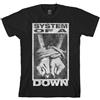 System Of A Down T Shirt Ensnared Band Logo Nuovo Ufficiale Unisex Nero