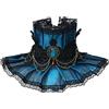 GRACEART Vittoriano Alto Collo Gorgiera Collare Fronzolo Cammeo Collana Girocollo