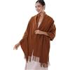 RIIQIICHY, Sciarpa da donna calda e invernale, per matrimoni, adatta come pashmina, scialle, mantella e coperta