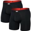SAXX Underwear Co. - Boxer da uomo Multi-Sport Mesh con apertura frontale, confezione da 2 pezzi