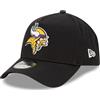 New Era NFL Berretti Football Americano Cappello Cappellino da Baseball Visiera Curva Regolabile 9Forty A-Frame Nero