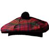 YAS Designer YAS Cappello scozzese Tam o' Shanter Tammy Jimmy cappello piatto in molti tartan