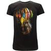 Sabor srl T-Shirt Guanto di Thanos Marvel Ufficiale Originale Nera Maglia Maglietta