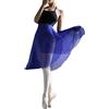 HOEREV Donna Sheer Pannello Esterno dell'involucro Balletto Balletto Gonna Danza Dancewear