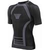 Risalti Maglia Termica Uomo e Donna Extreme Unisex - Intimo Termico Manica Corta Traspirante, Abbigliamento Termico Tecnico Invernale Senza Cuciture - Made in Italy